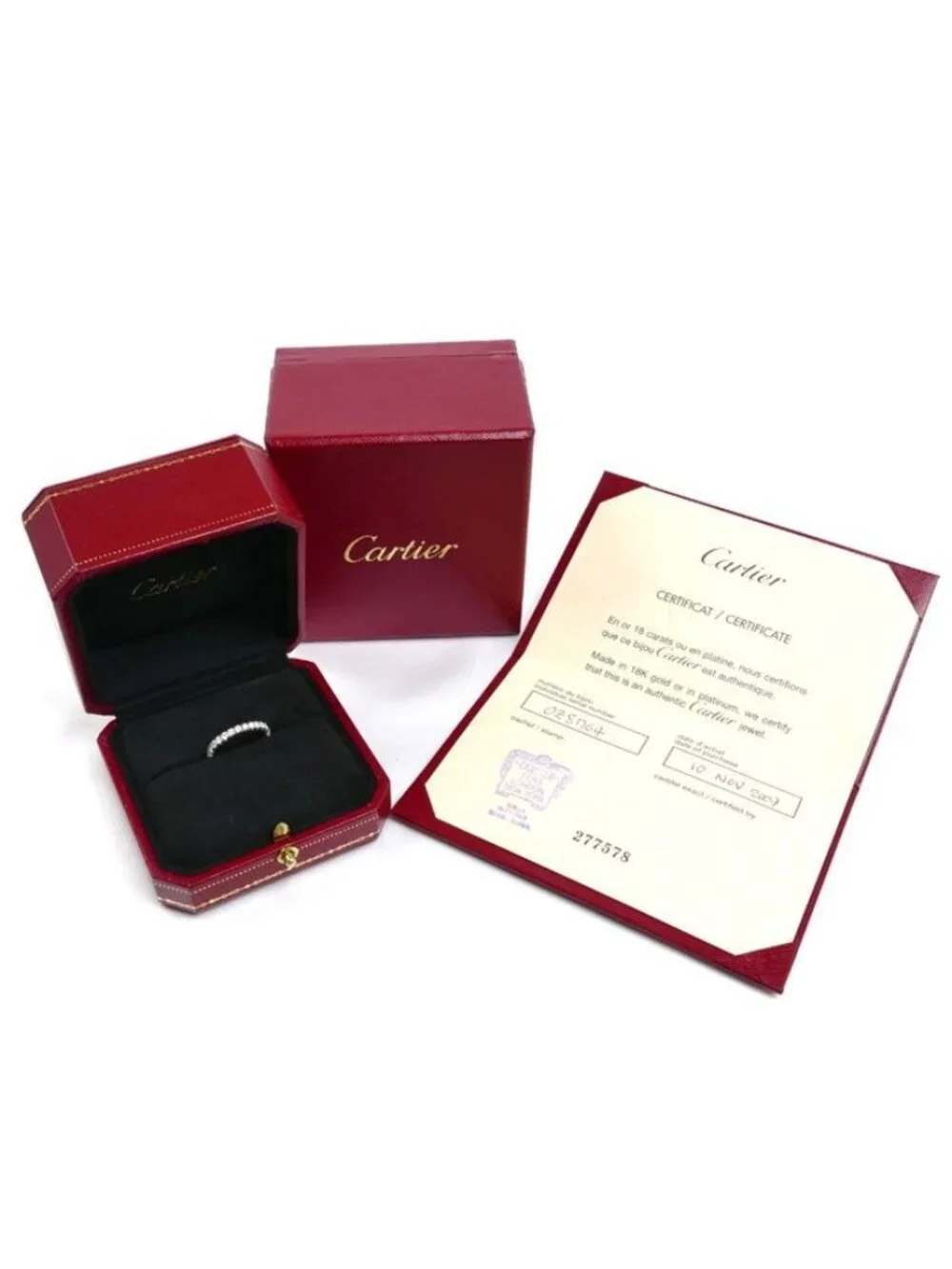 Cartier Platinum Etincelle de Cartier Full Eternity Ring Diamond